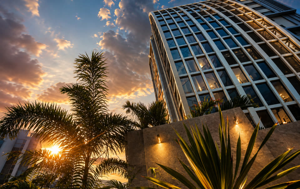 Front of the Elysium Residences development on Pratumnak Hill