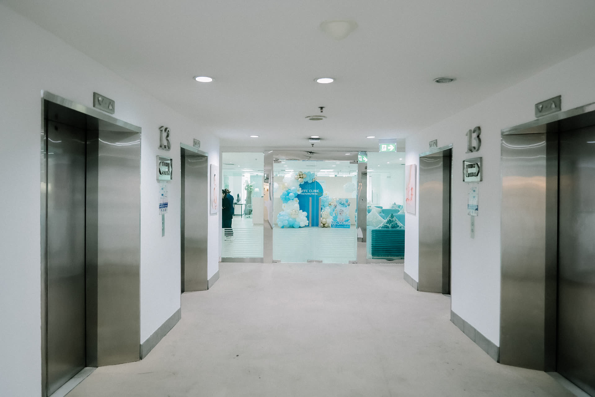 Reception floor of the First Fertility PGS clinic in Bangkok