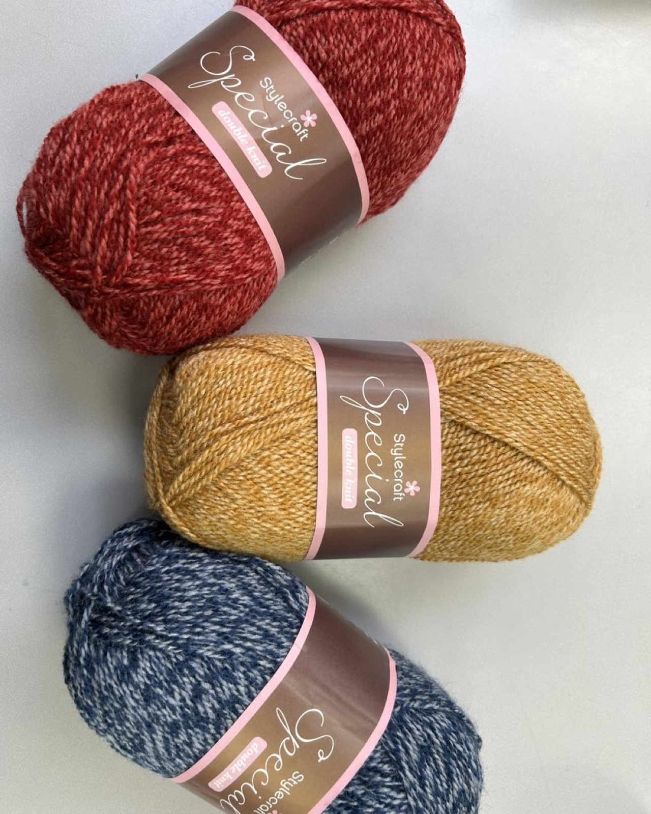 Balls of knitting yarn from Franklins