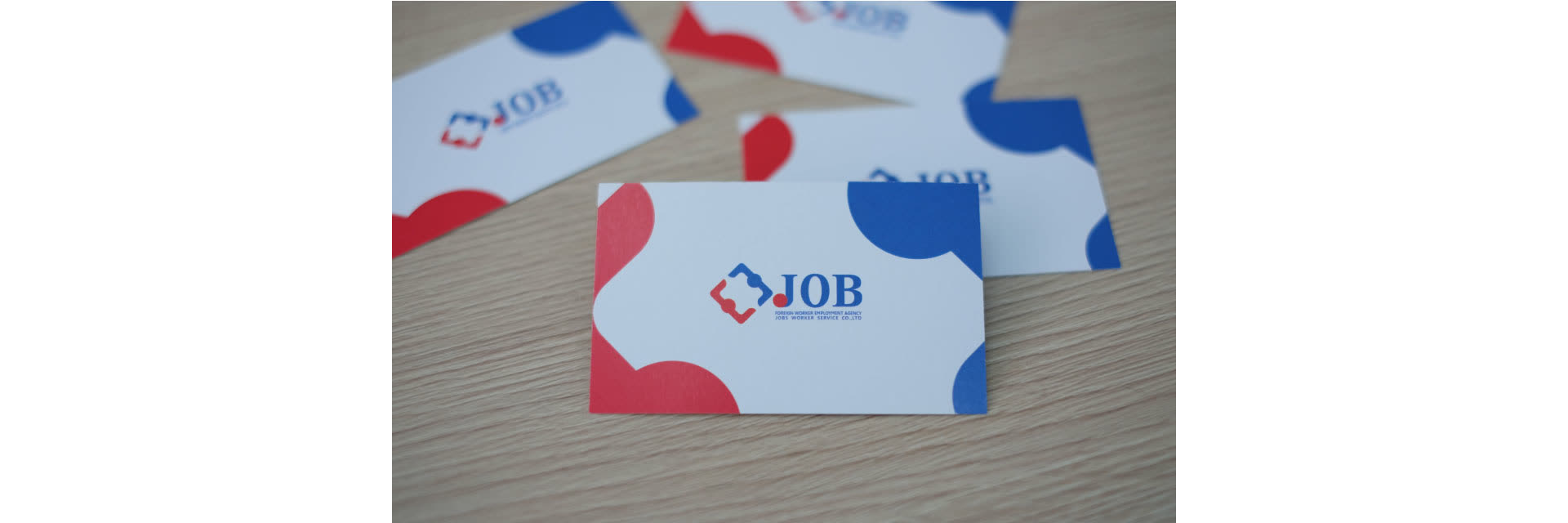 JOBS Worker Service branded business cards