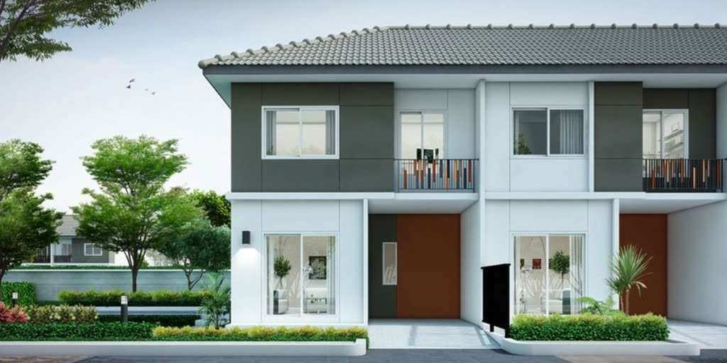 Baan Pruksa two-storey townhomes by Pruksa Real Estate