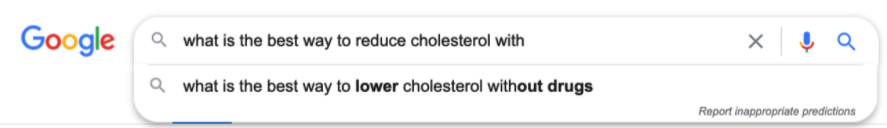 google suggest long tail